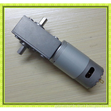 Silent low rpm dual shaft electrical auto coffee machine 12v 24v worm geared dc motor high torque